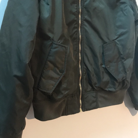 Aritzia Green Wilfred Free Avion Bomber Jacket - Picture 7 of 11
